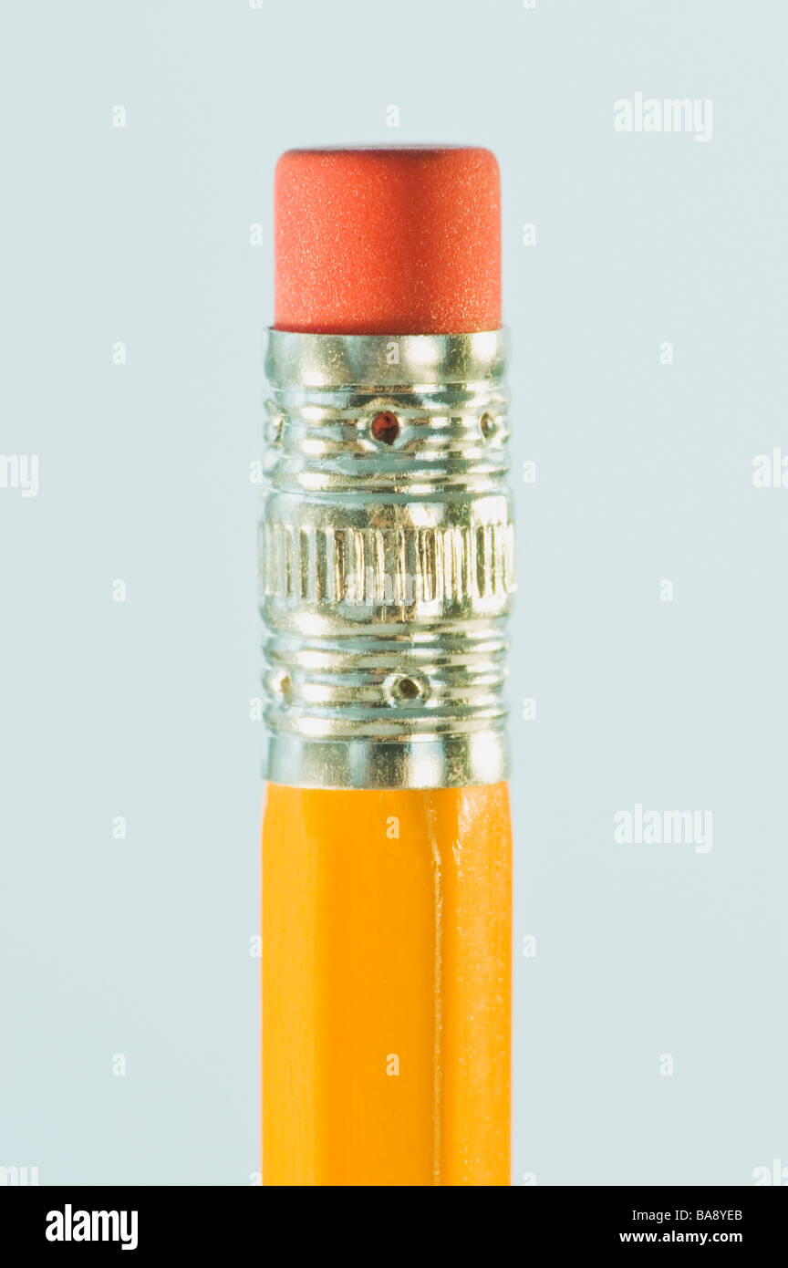 Close up de gomme à crayon Banque D'Images