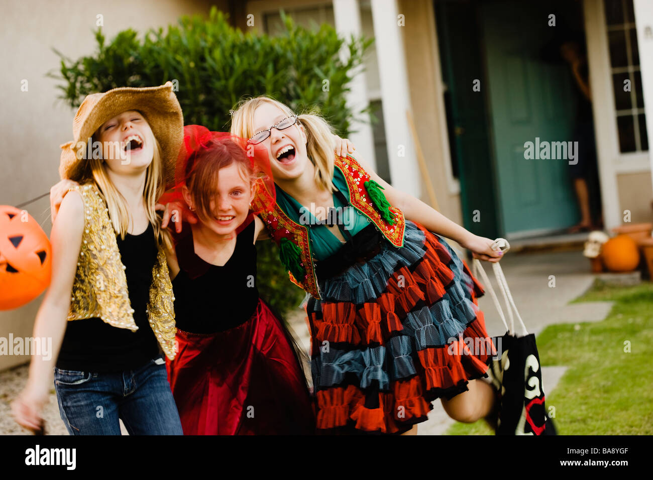 Tour ou traitement des filles Banque D'Images