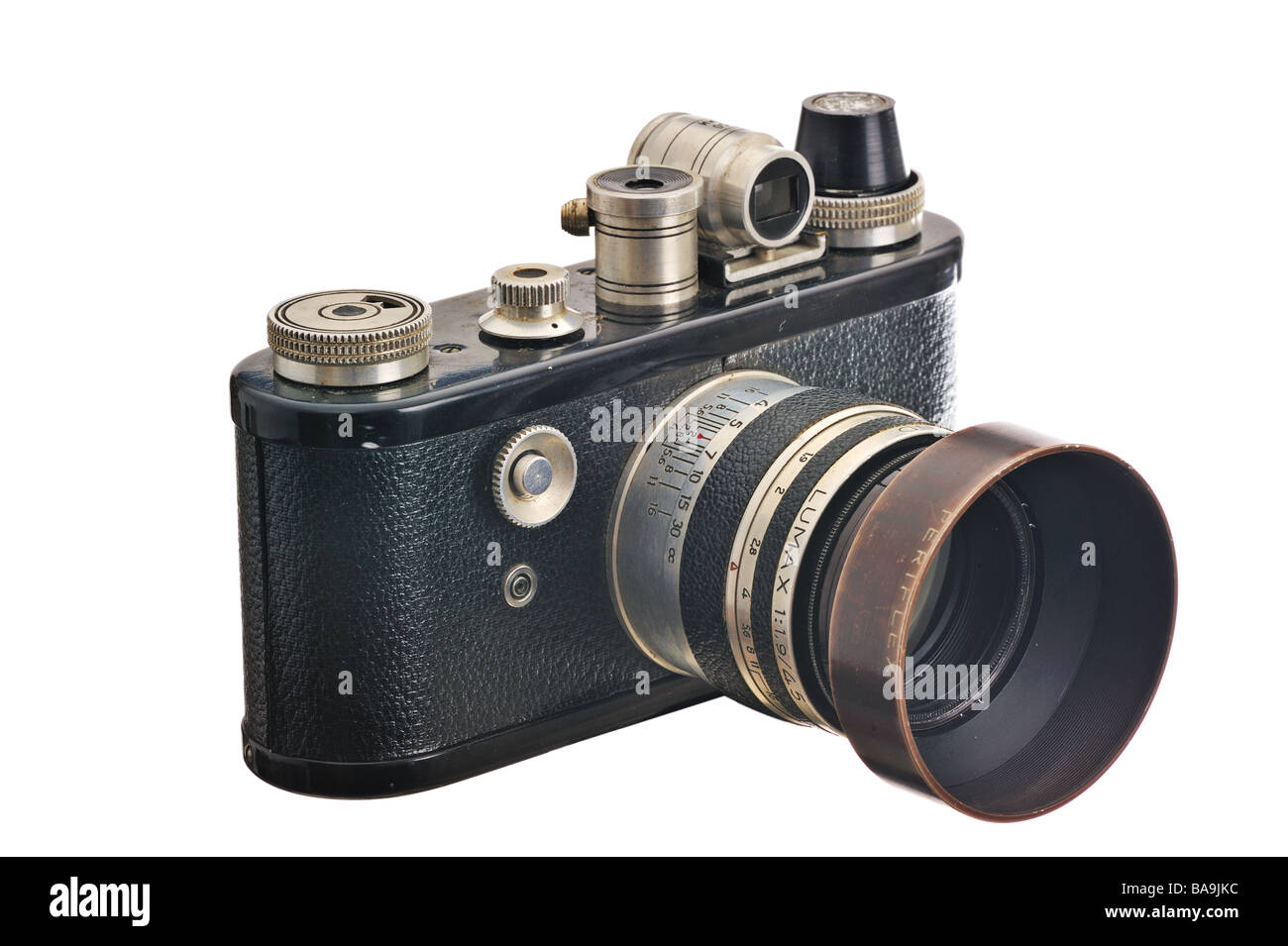 Un mobilier ancien Corfield Periflex caméra 35 mm Banque D'Images