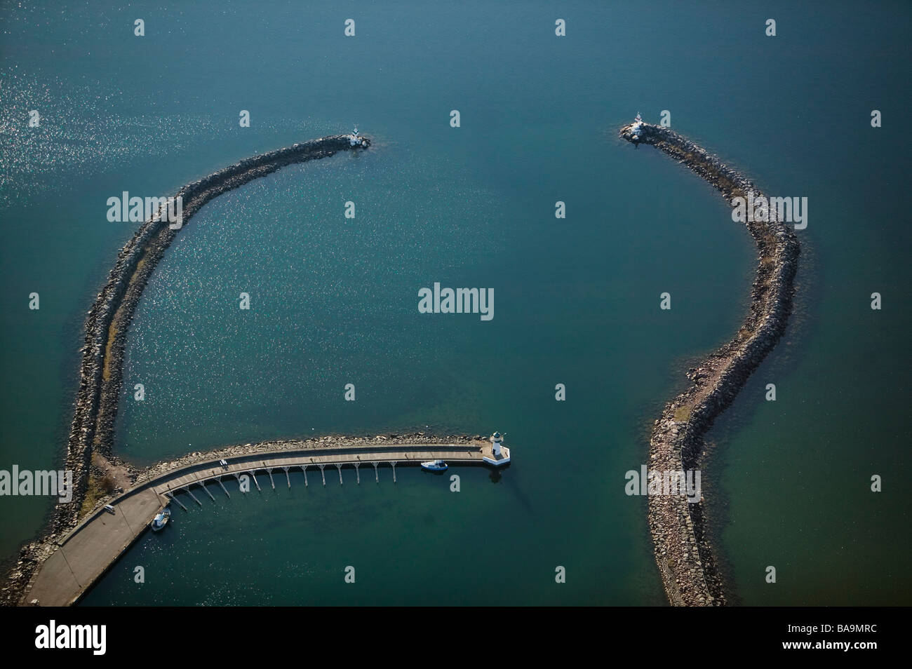 Port en Vattern Granna Smaland Suède Banque D'Images