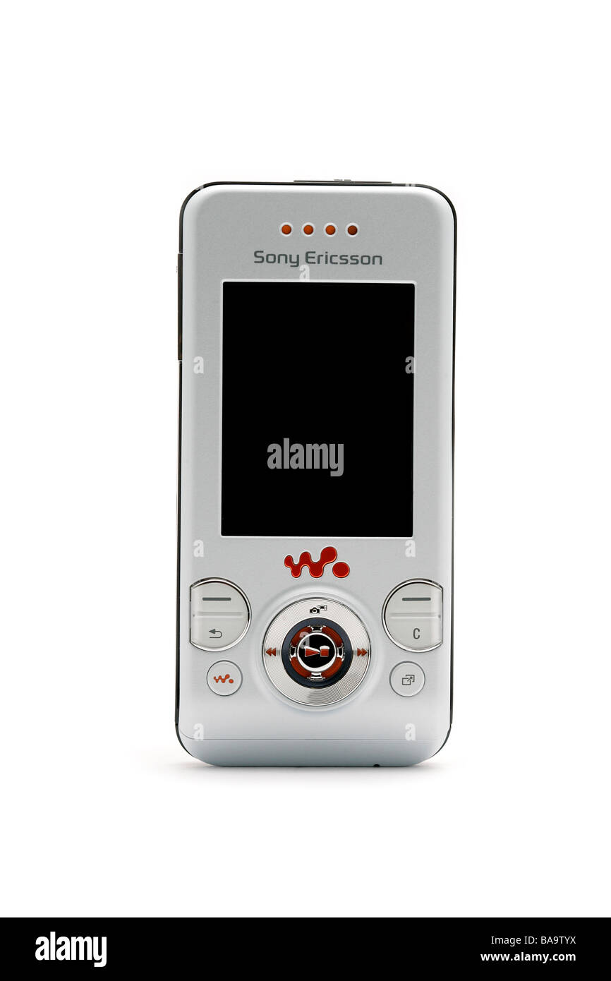 Cellulaire téléphone cellulaire mobile moderne pratique nouvelle technologie petit téléphone portable Sony ericsson Télécommunications Télécommunications Banque D'Images