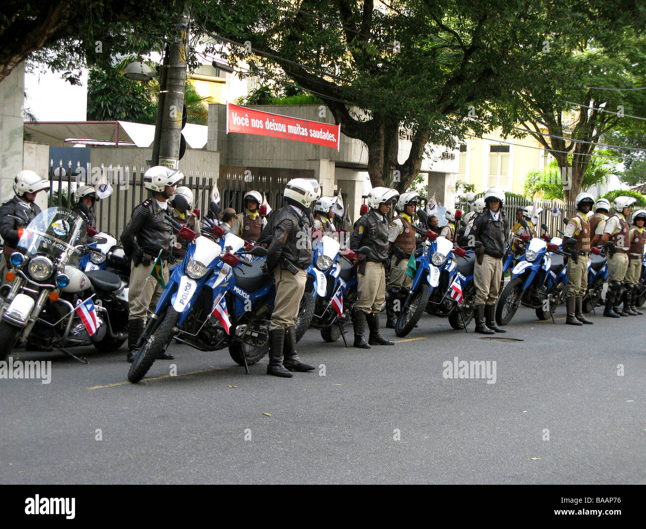 Independance Day Parade, Salvador, Brésil Banque D'Images
