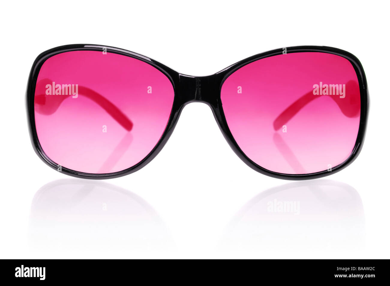 Lunettes de soleil roses Banque D'Images