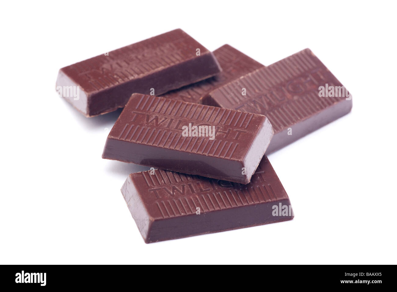 Terry's Twilight fondant menthe chocolats noirs Banque D'Images