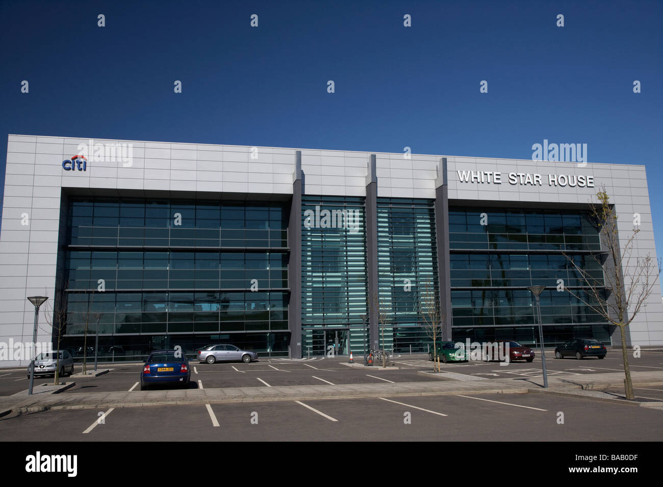 White Star house en Irlande du Nord science park titanic quarter queens Belfast Royaume-Uni Irlande du nord de l'île Banque D'Images