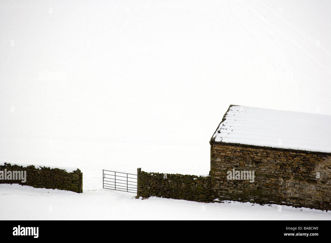 Hiver Gunnerside Banque D'Images