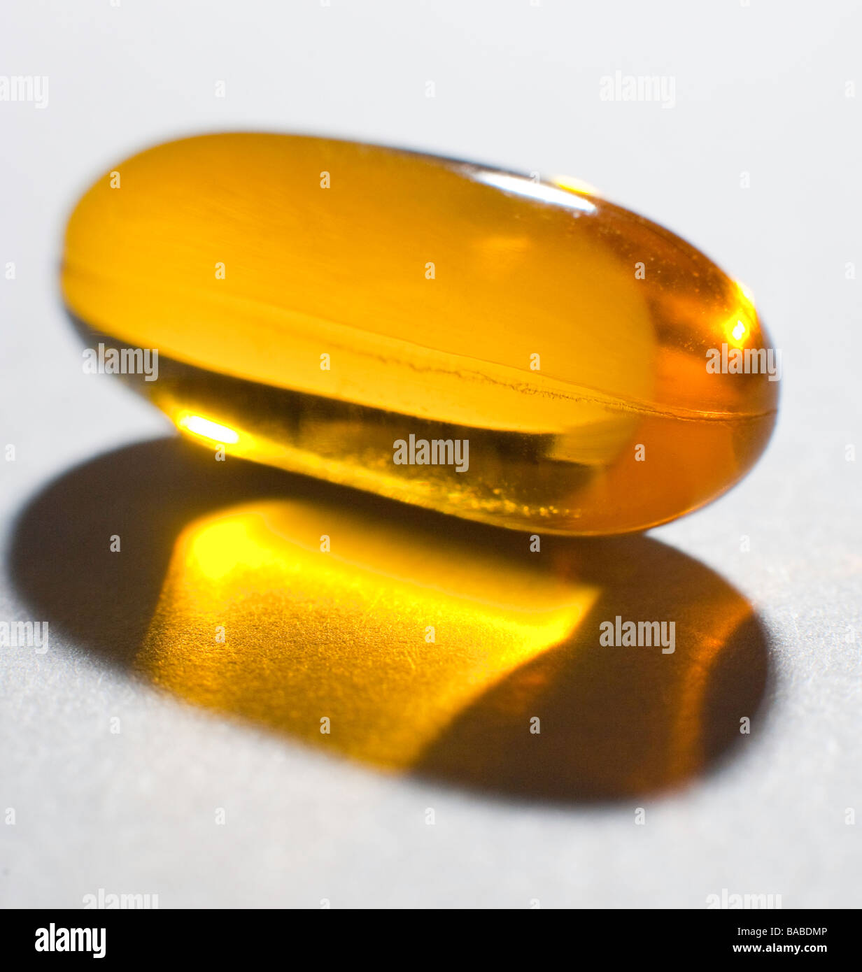 Supplément oméga-3 capsule Banque D'Images