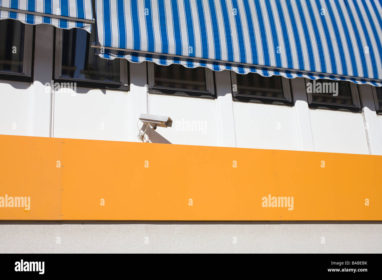 Caméra de surveillance dans une station de la Suède Banque D'Images