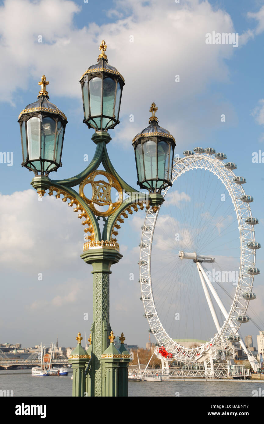 London Eye, London, UK Banque D'Images