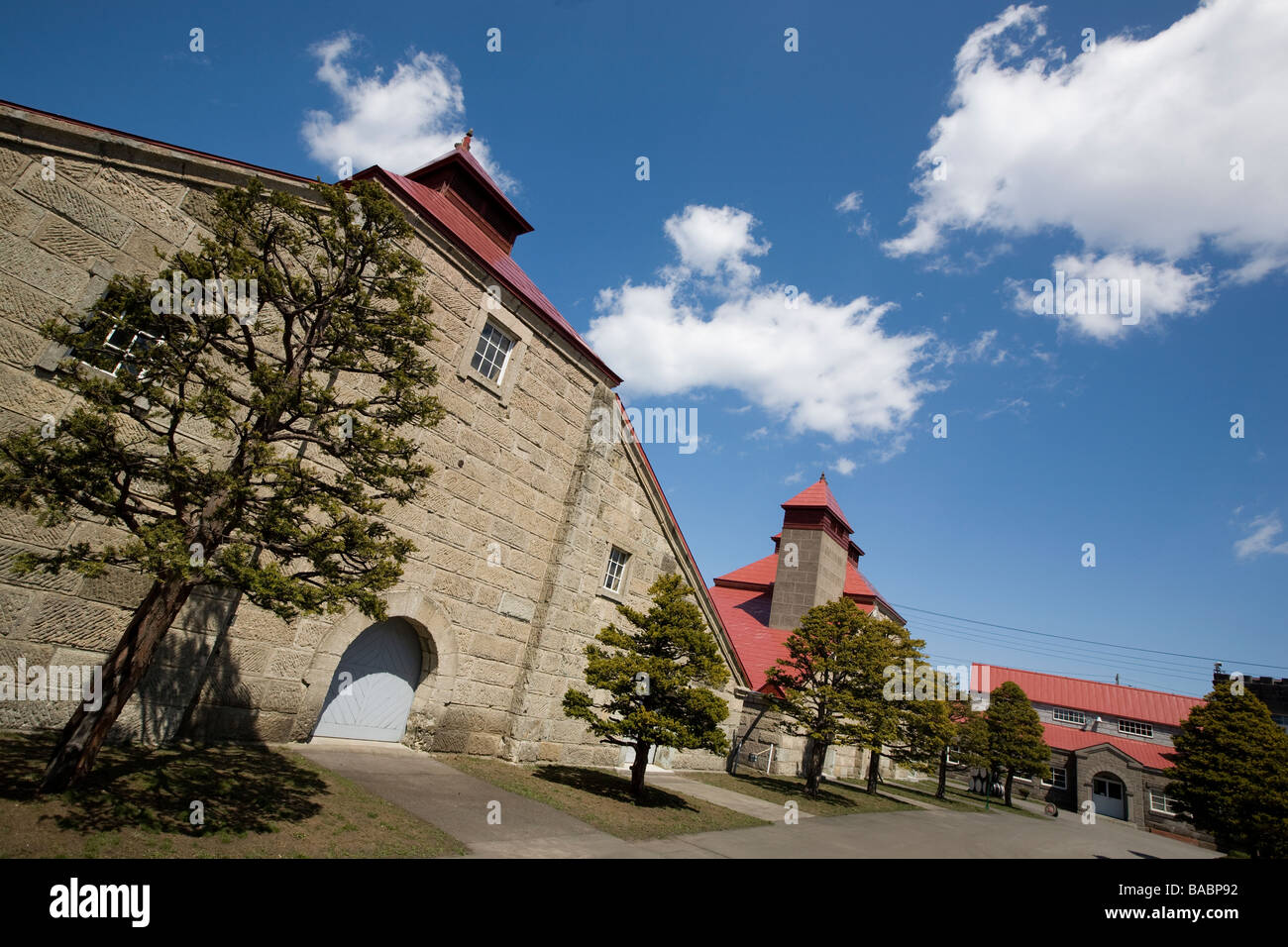 Le four Towers à Nikka Yoichi single malt whisky distillerie à Yoichi Hokkaido au Japon le jeudi 16 avril 2009 Banque D'Images