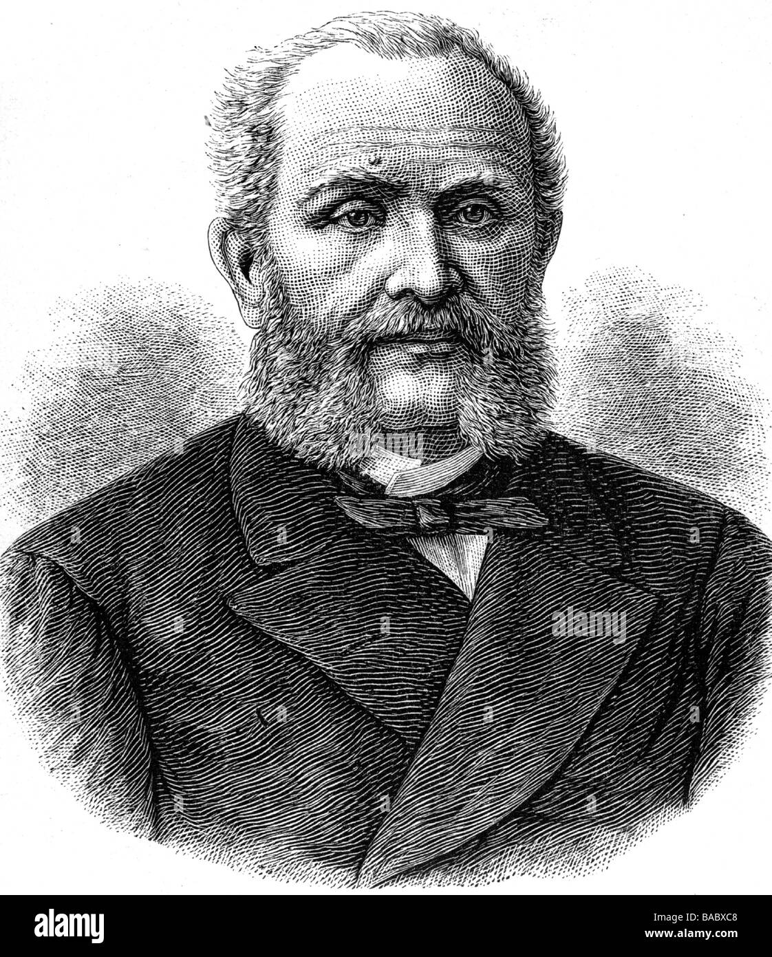 Giers, Nikolaiy Karlovich, 21.5.1820 - 23.1.1895, politicien russe, ministre des Affaires étrangères 1882 - 1895, portrait, gravure de bois, vers 1890, Banque D'Images