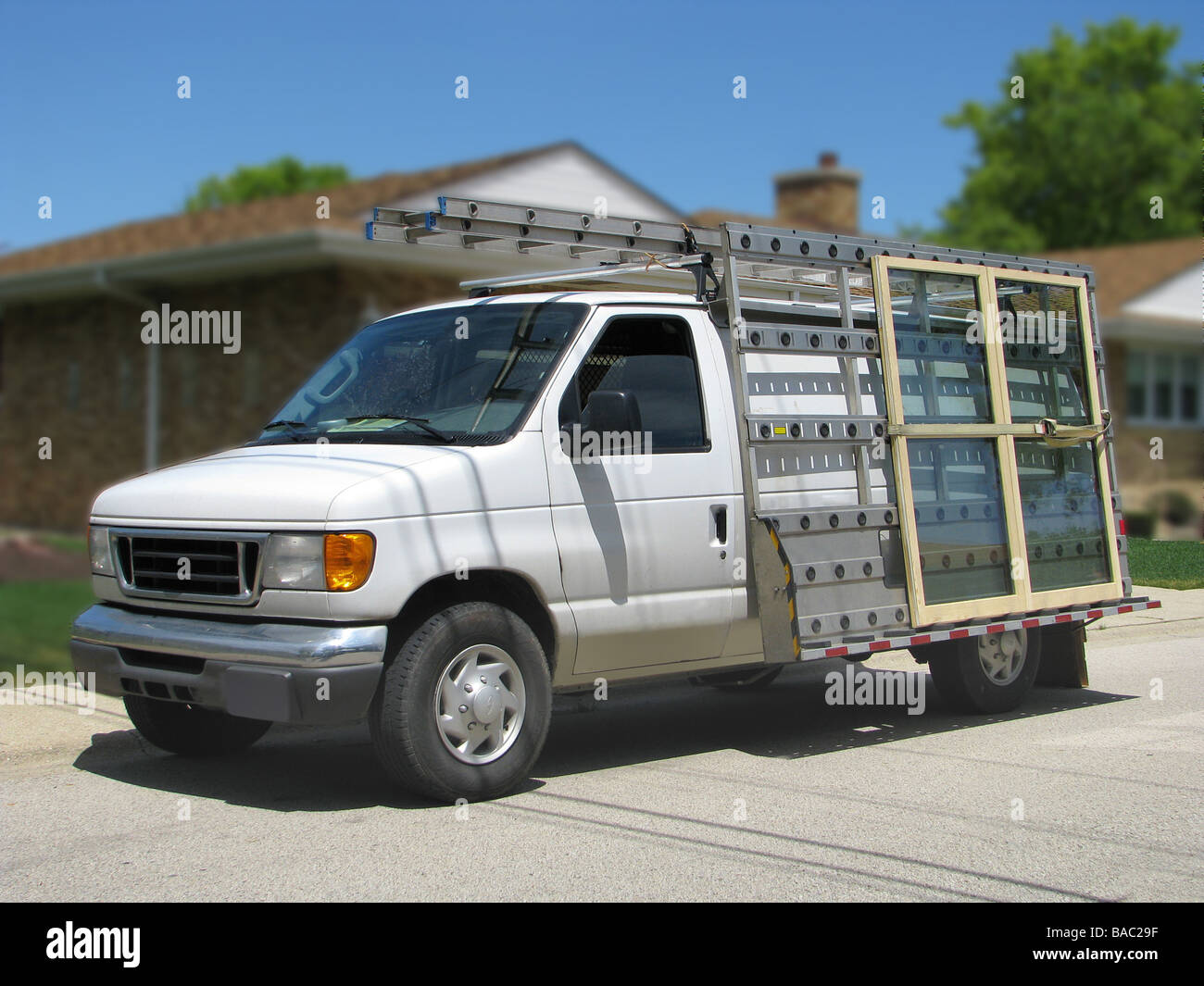 Verre et des écrans windows Banque D'Images