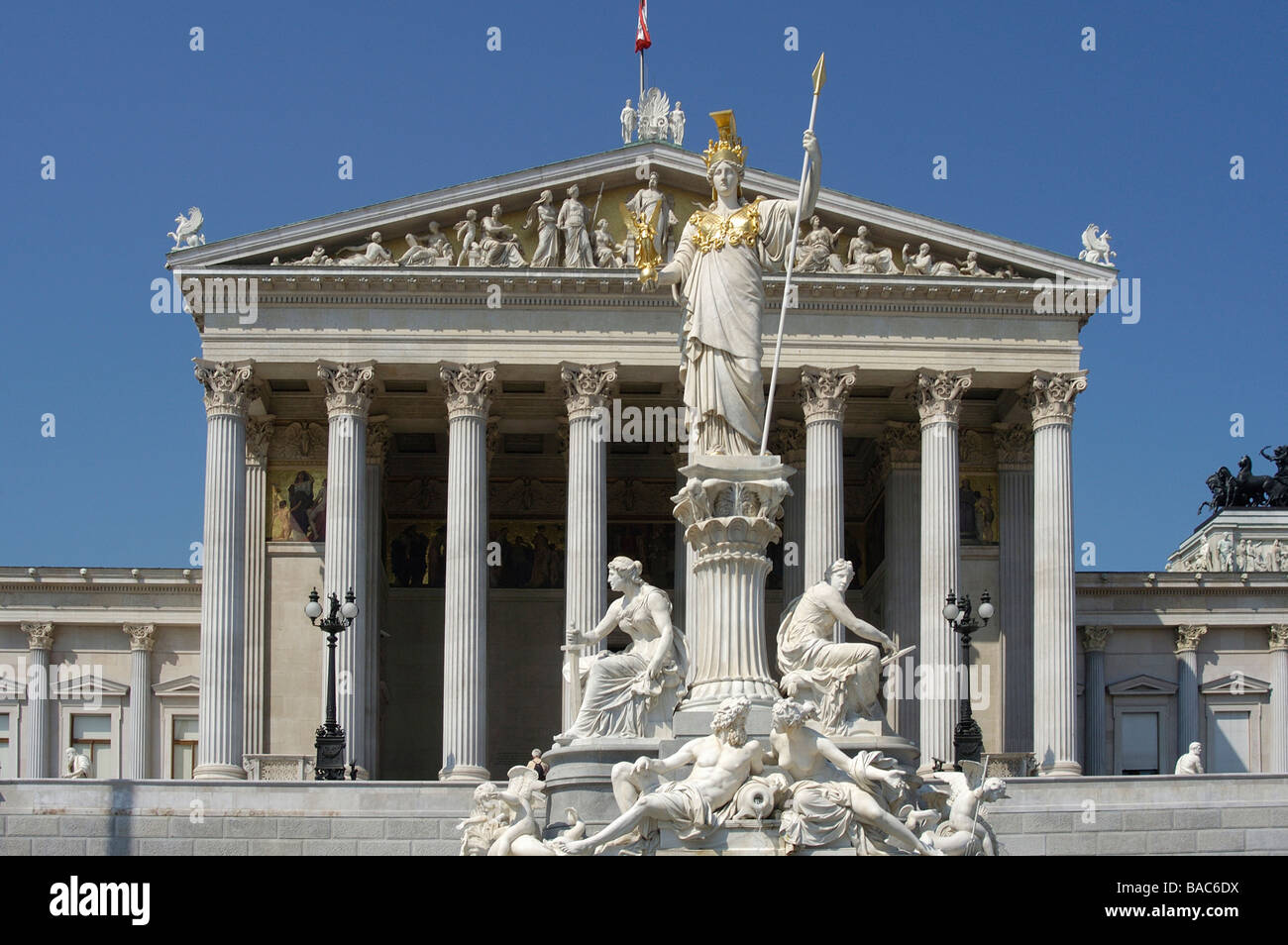 Parlement européen sur le ring Banque D'Images