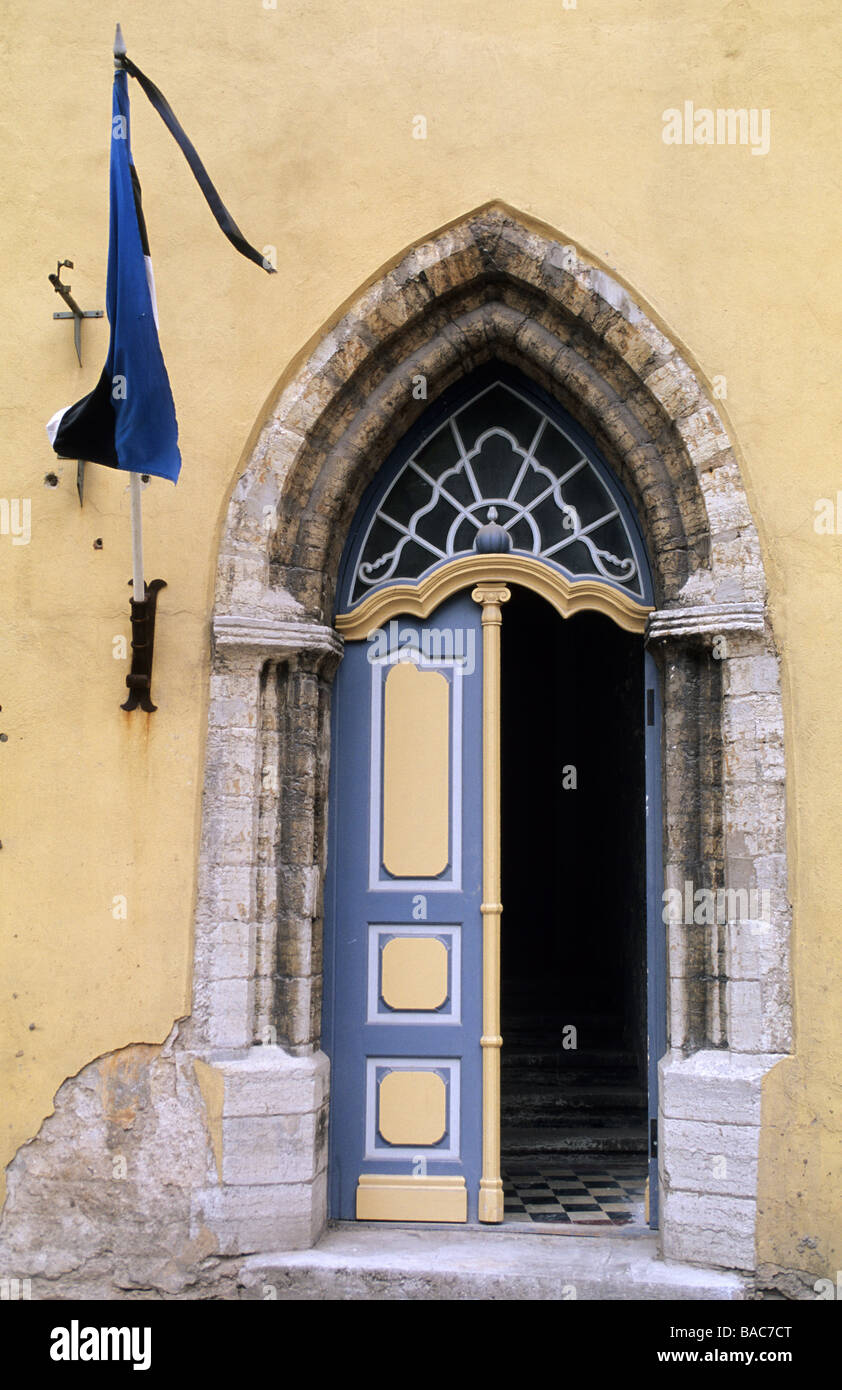 Estonie (pays baltes), la région de Harju, Tallinn, porte médiévale Banque D'Images