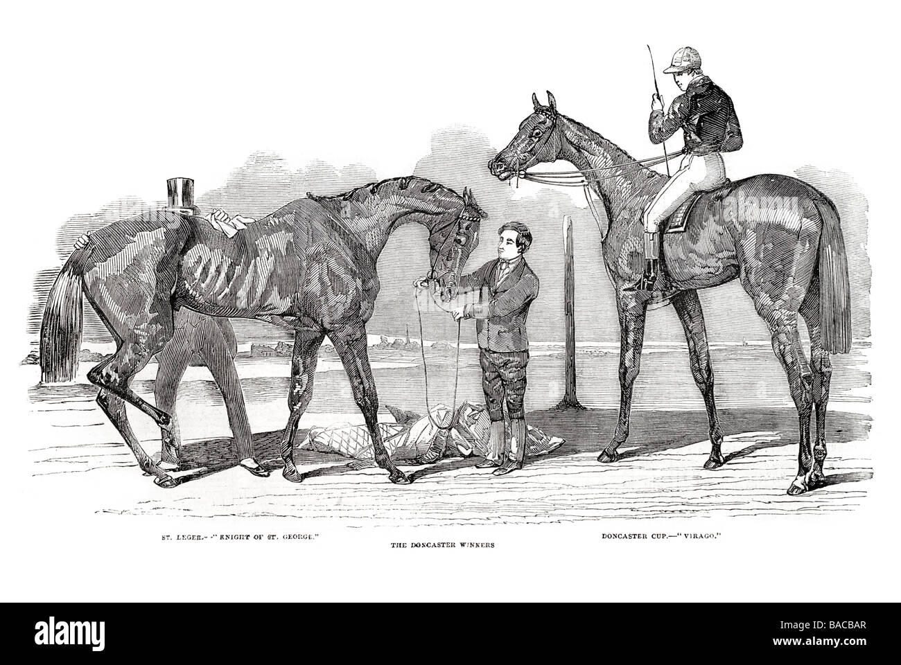 Legeh st chevalier de St George doncaster cup winners 1854 virago Banque D'Images