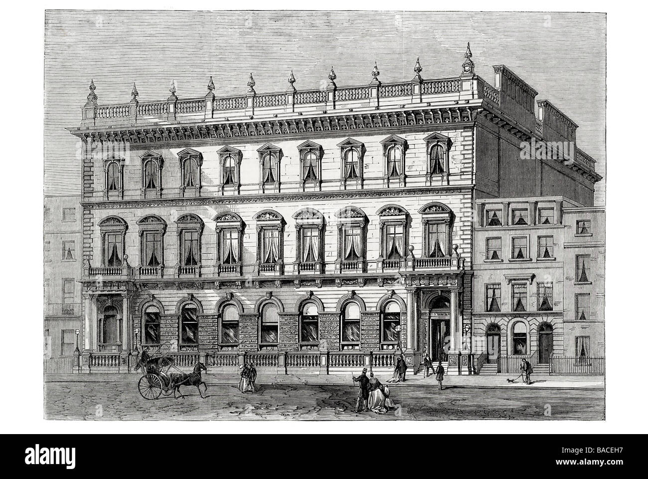 Le junior club Carlton Pall Mall gentlemen's club 1868 Banque D'Images