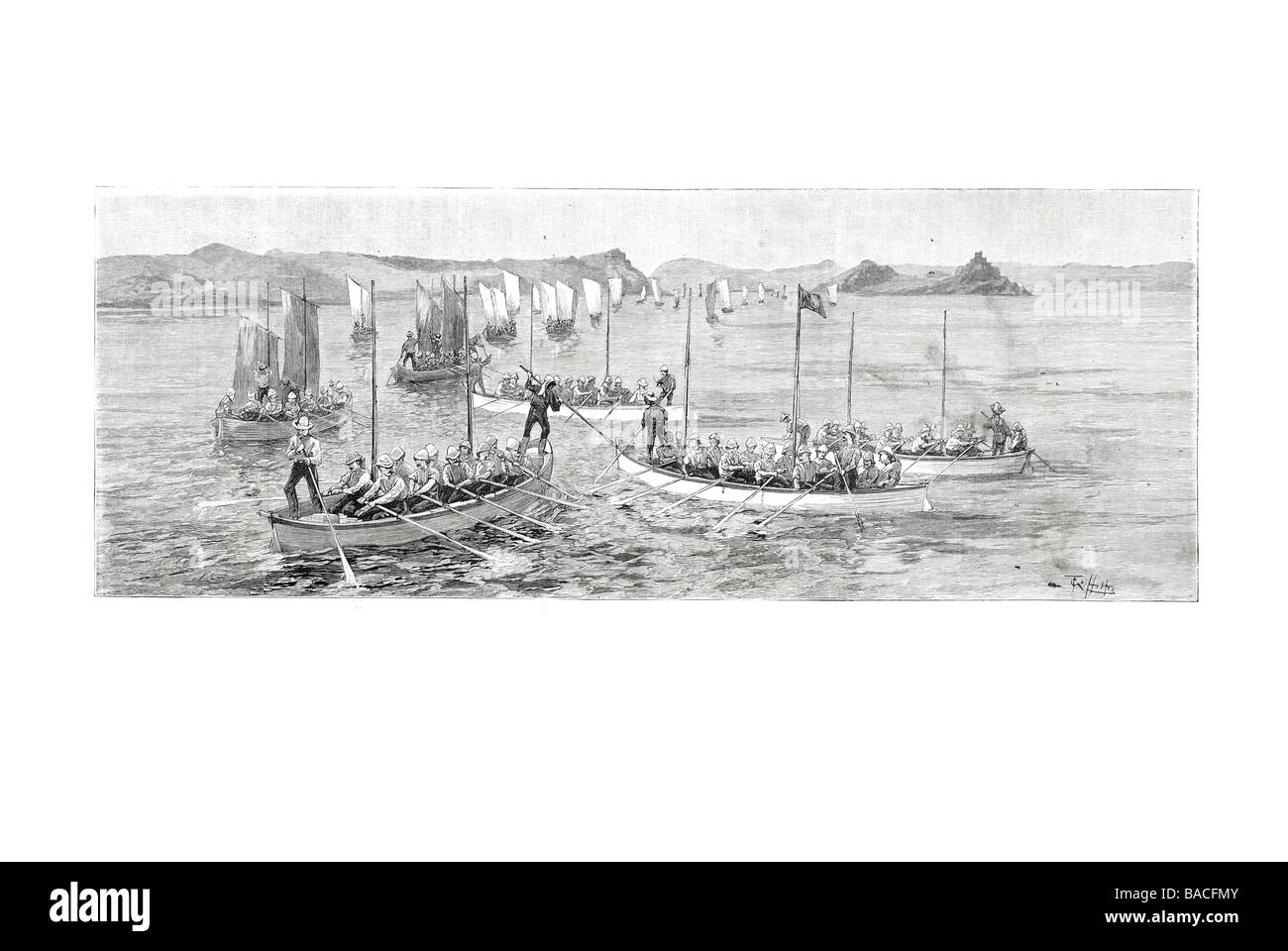 L'expédition du Nil pour le soulagement du général Gordon, l'avancée de l'armée britannique South Staffordshire Regiment de Sarass Banque D'Images
