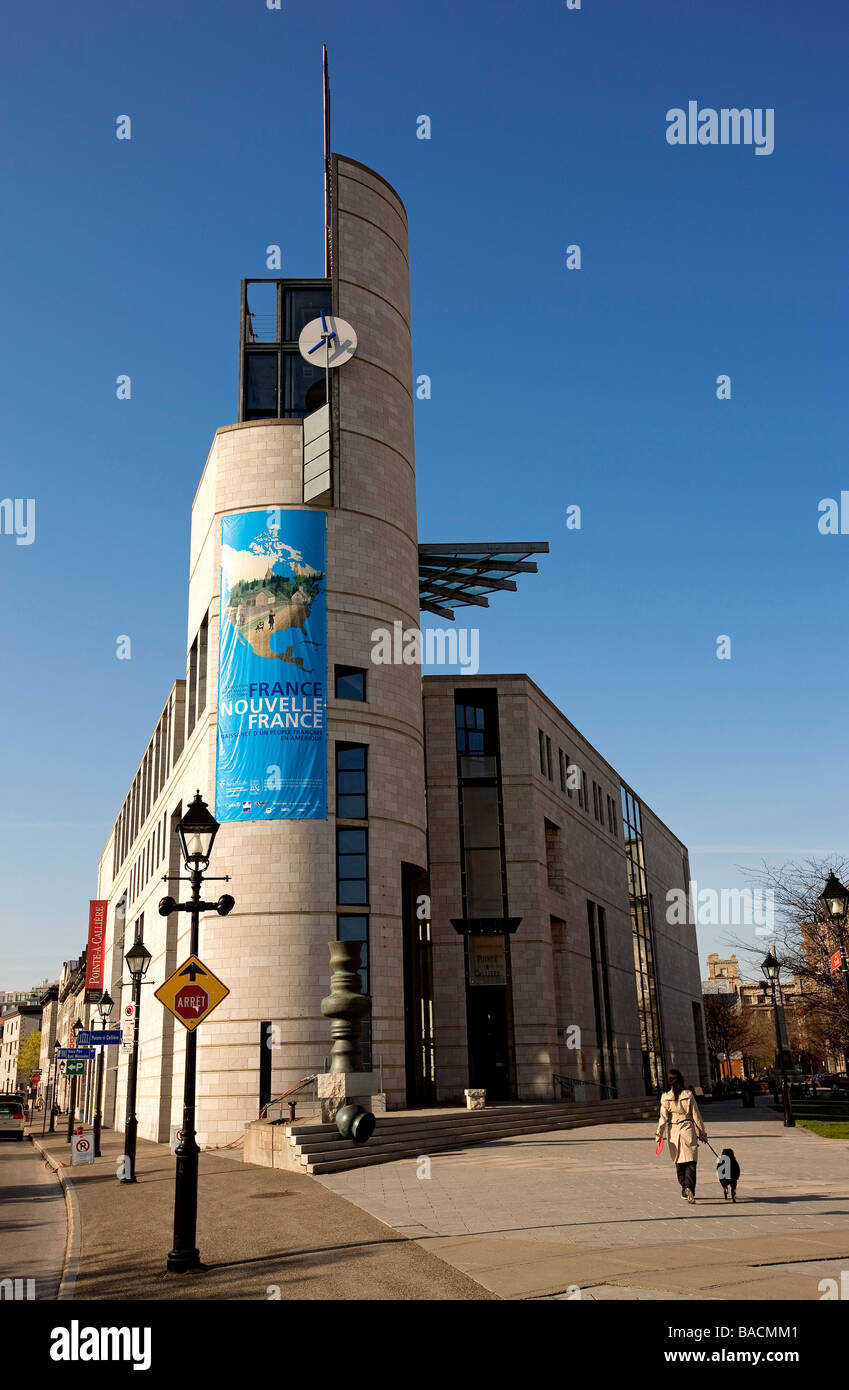 Canada, Québec, Montréal, Vieux Montréal (Vieux Quartier de Montréal), Vieux Port, située rue, Pointe a Banque D'Images
