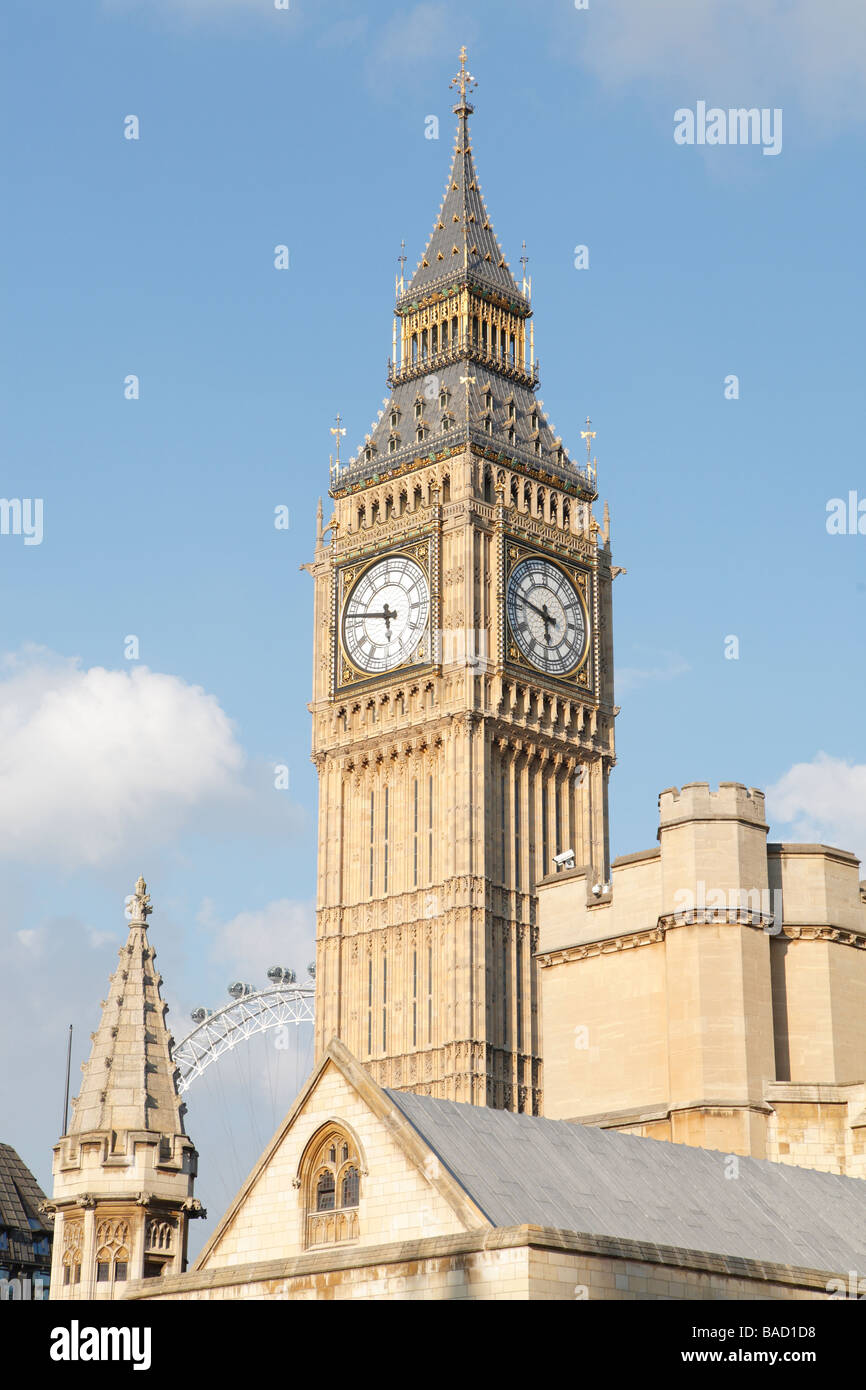Big Ben, le Parlement, London, UK Banque D'Images