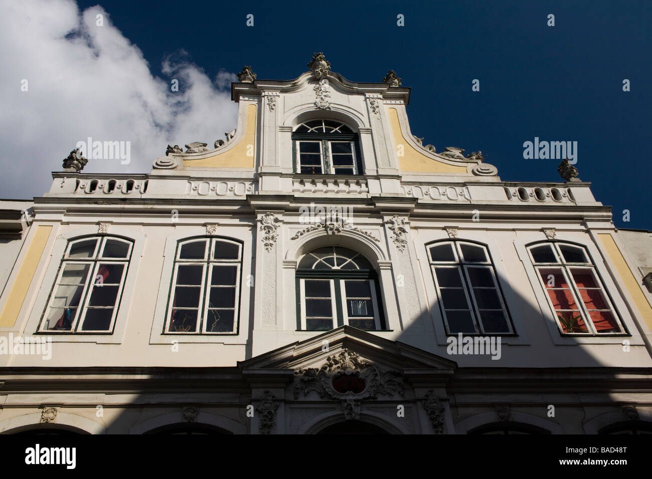 Façades de maisons de la ville de Lübeck. Schleswig-Holstein, Allemagne Banque D'Images