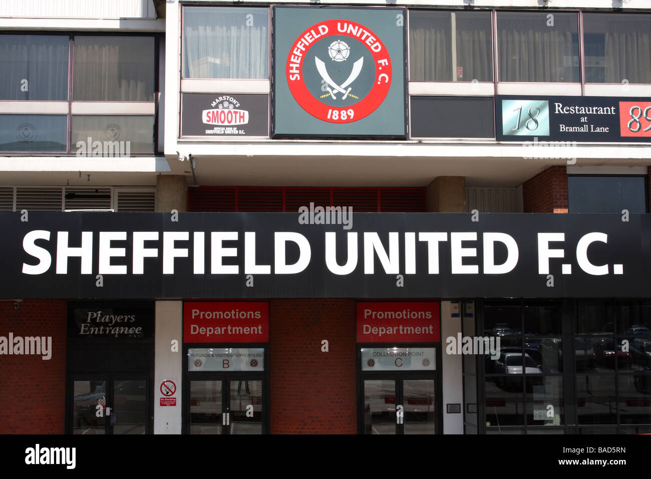Sheffield United Football Club, Bramall Lane, Sheffield, South Yorkshire, Angleterre, Royaume-Uni Banque D'Images