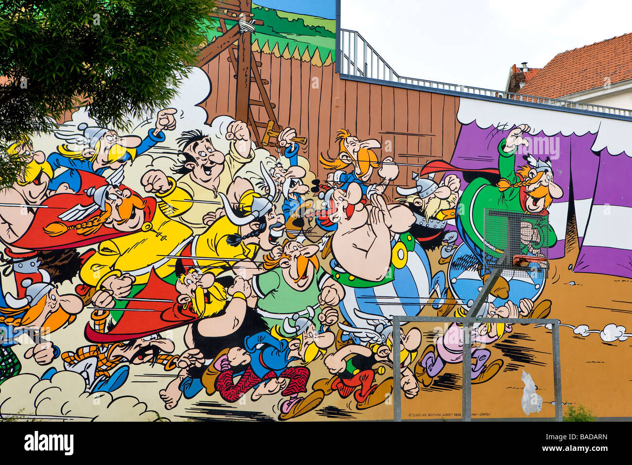 Astérix et obélix - promo murale