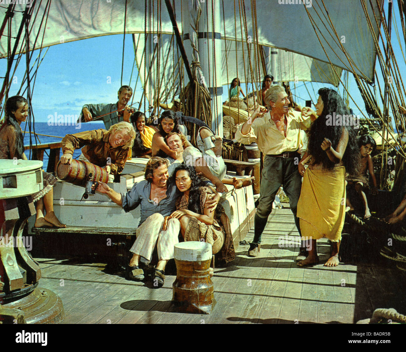 Mutinerie sur le Bounty 1962 film MGM Banque D'Images