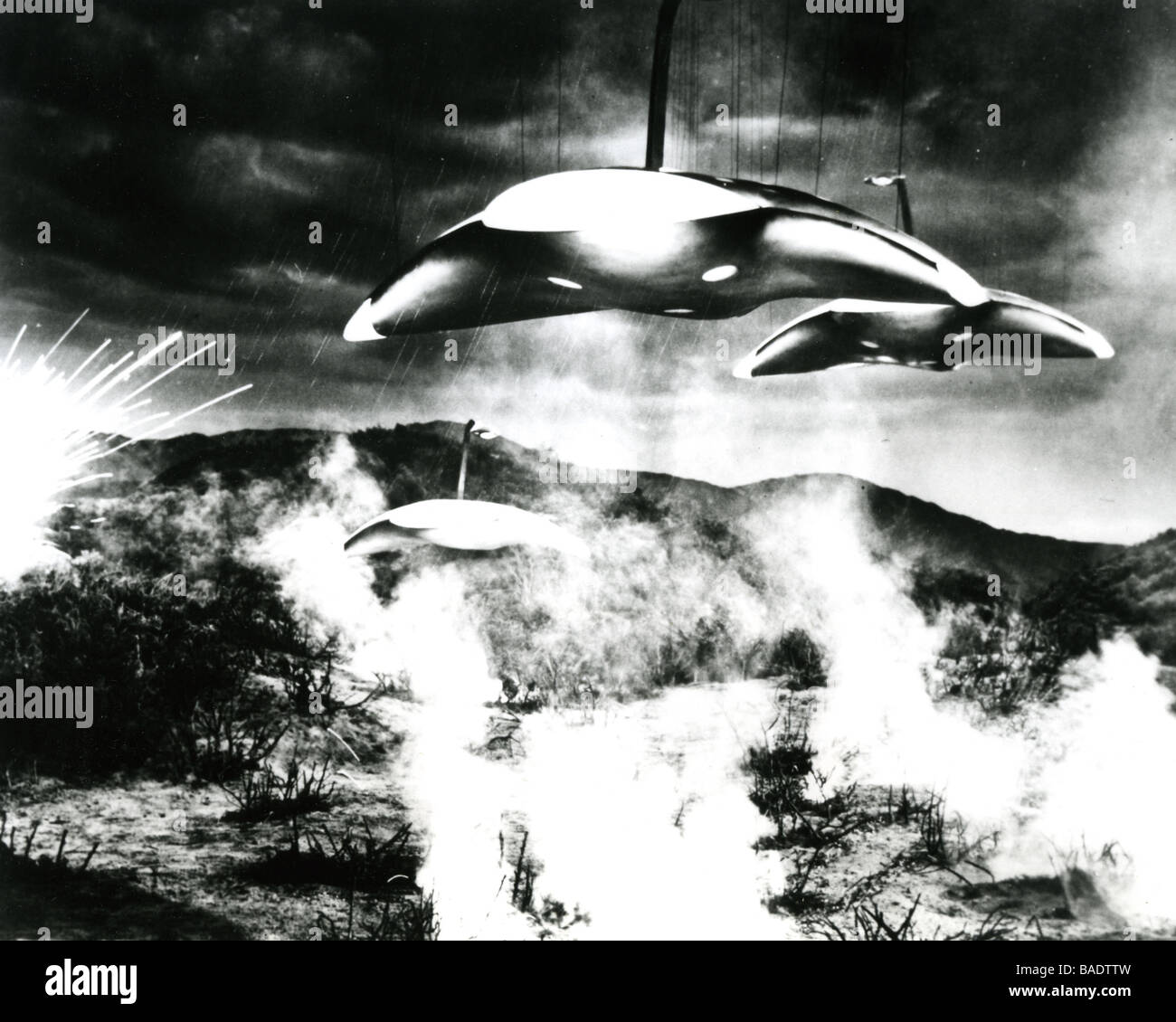 La Guerre des Mondes 1953 Paramount film basé sur le roman de science-fiction HG Wells Banque D'Images