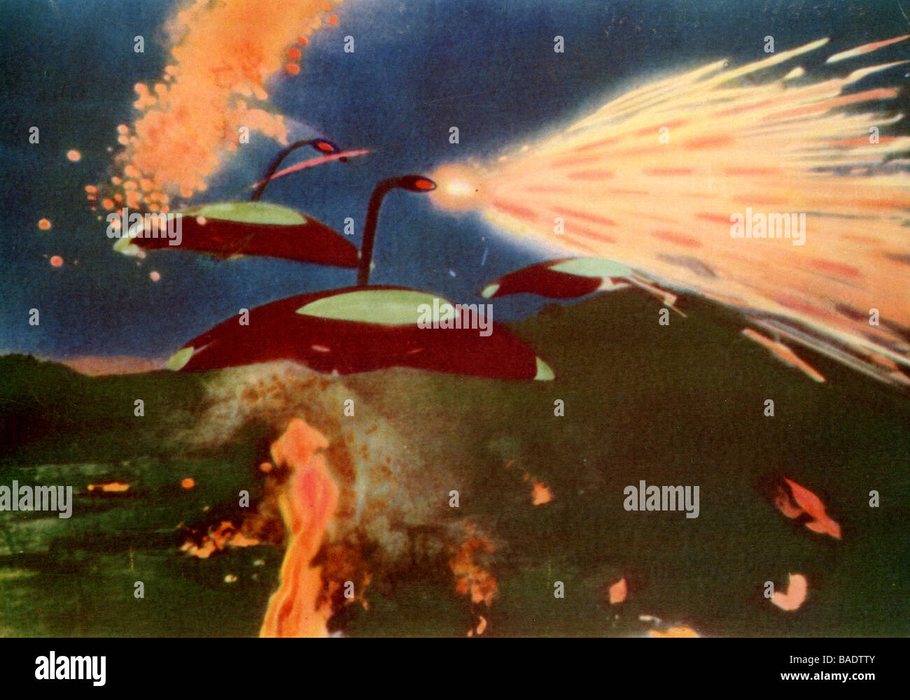 La Guerre des Mondes 1953 Paramount film basé sur le roman de science-fiction HG Wells Banque D'Images