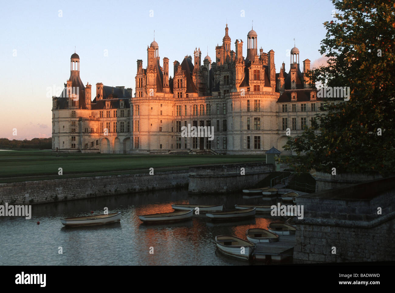 France, Loir et Cher, Sologne, vallée de la Loire classée au Patrimoine Mondial de l'UNESCO, le château de Chambord Banque D'Images