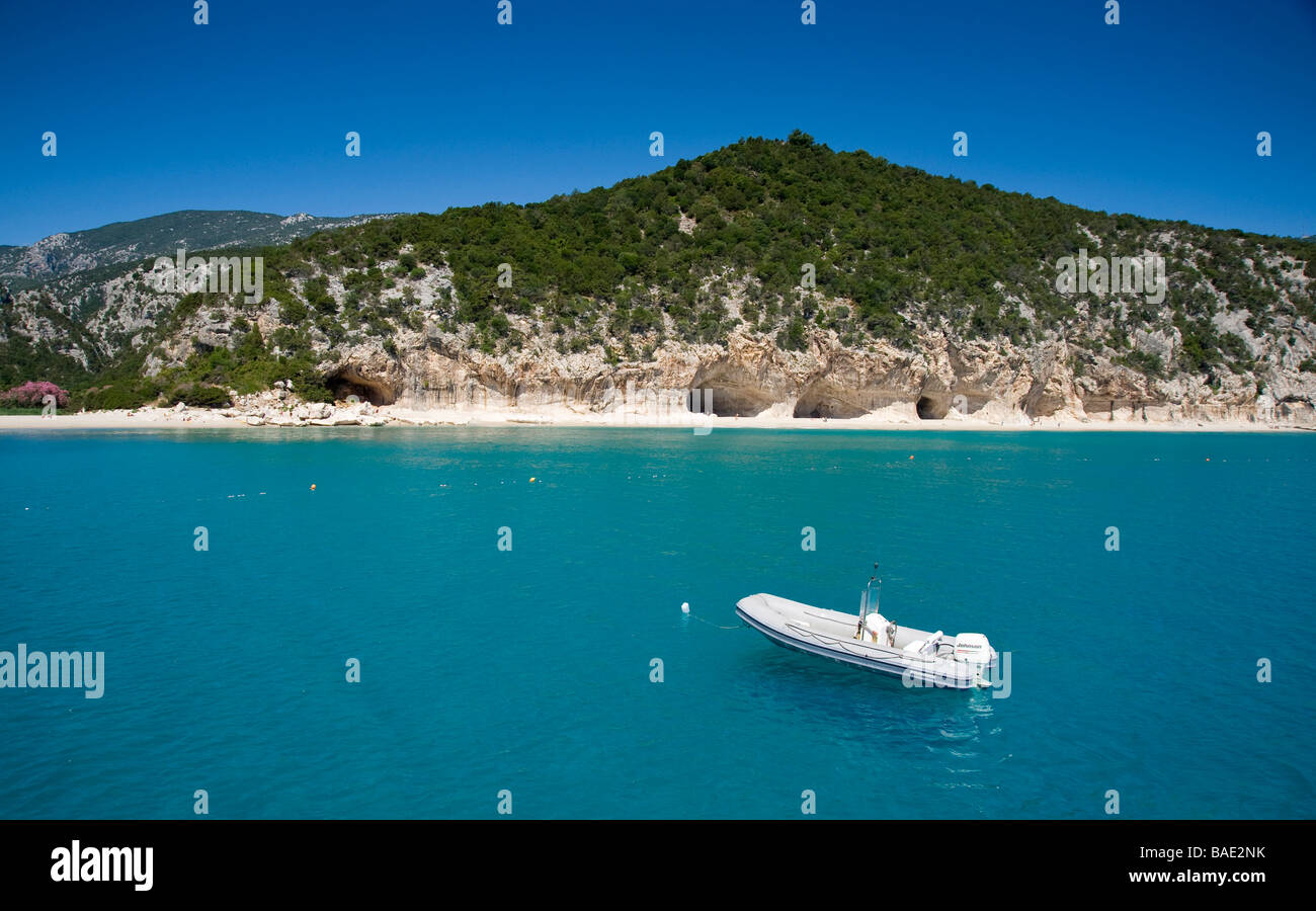 Cala Luna creek, Golfo di Orosei, Sardaigne, Italie Banque D'Images