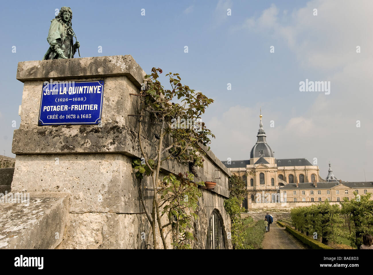 France, Yvelines, Le Château de Versailles Parc, classé au Patrimoine Mondial par l'UNESCO, potager du roi réalisé par Banque D'Images
