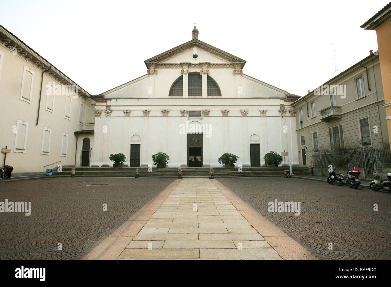 L'église de San Vittore al Corpo, Arch.Vincenzo Seregni et Galeazzo Alessi, XVI siècle, faï¿½Ade, Milan, Lombardie, Italie , Banque D'Images