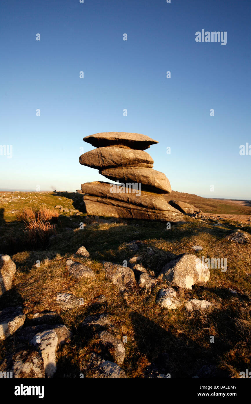 Averses, Bodmin Moor Tor Banque D'Images