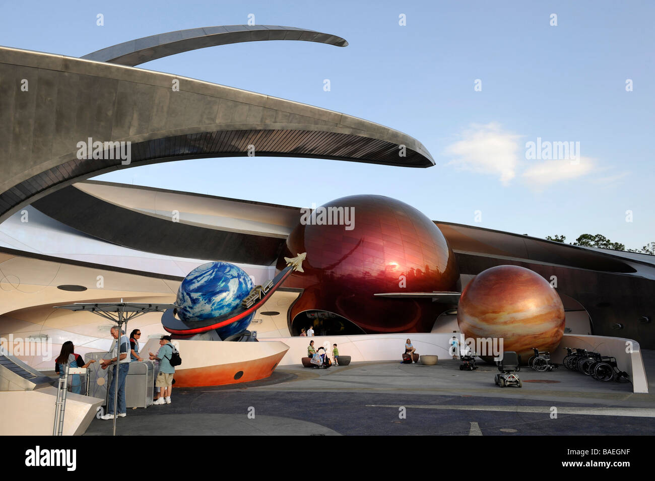 L'espace de la Mission à Walt Disney World Epcot Center Parc à thème central d'Orlando en Floride Banque D'Images