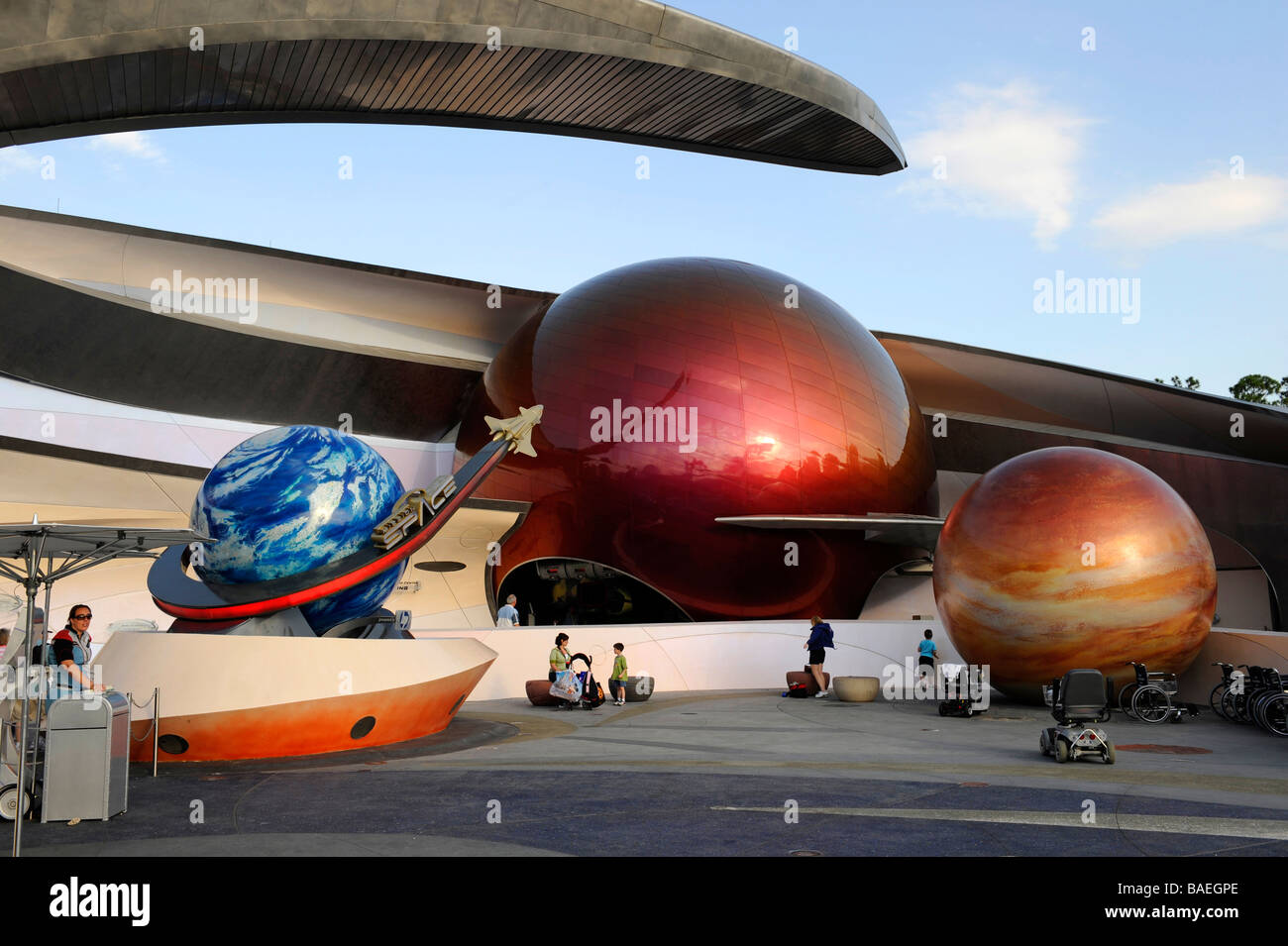 L'espace de la Mission à Walt Disney World Epcot Center Parc à thème central d'Orlando en Floride Banque D'Images