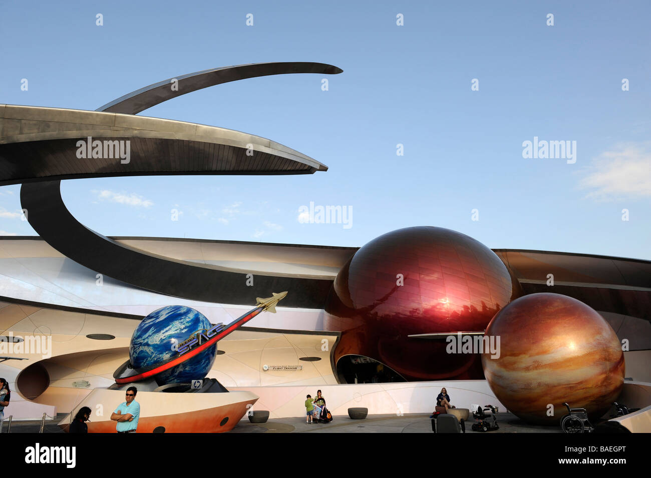 L'espace de la Mission à Walt Disney World Epcot Center Parc à thème central d'Orlando en Floride Banque D'Images