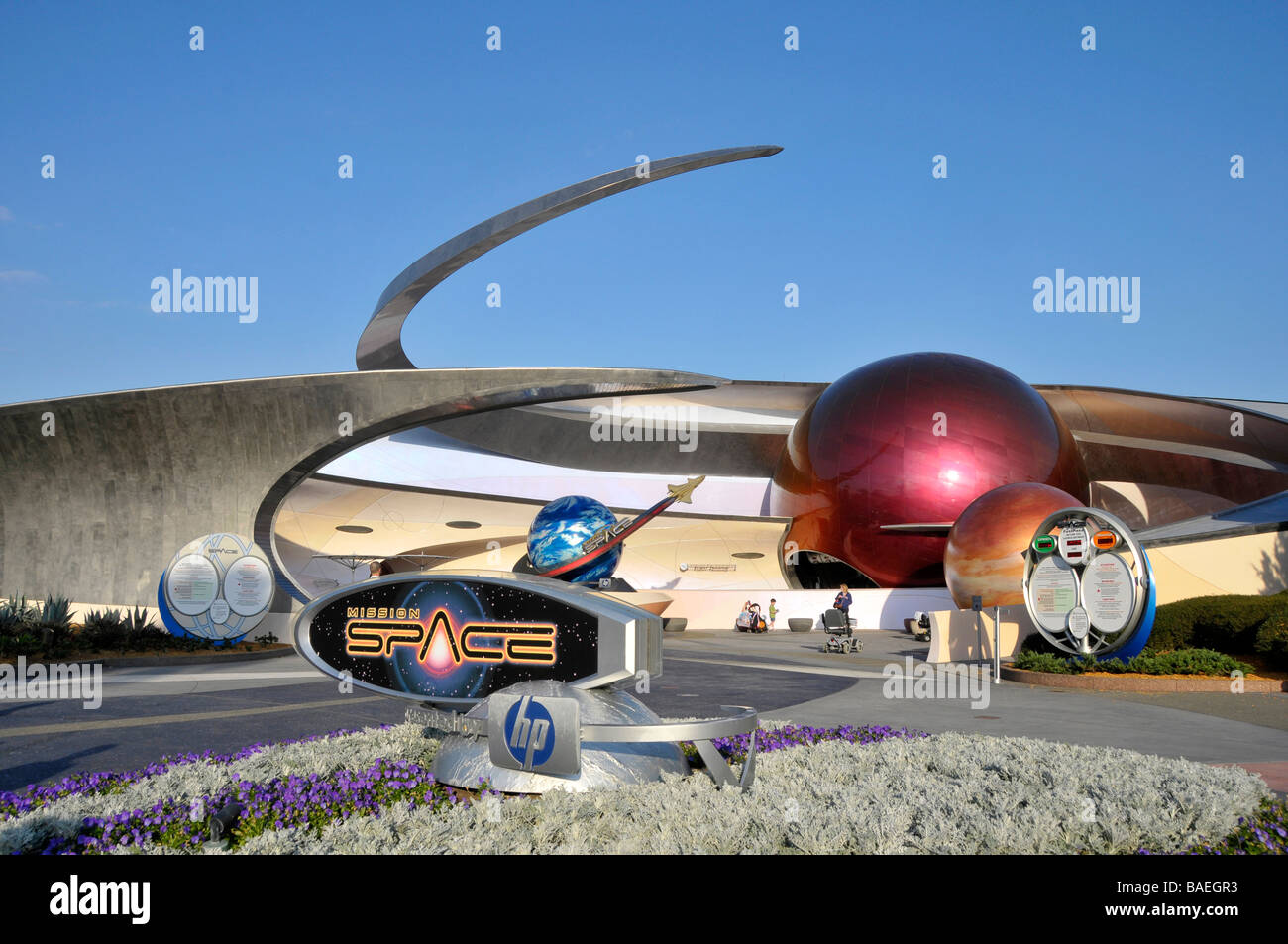 L'espace de la Mission à Walt Disney World Epcot Center Parc à thème central d'Orlando en Floride Banque D'Images
