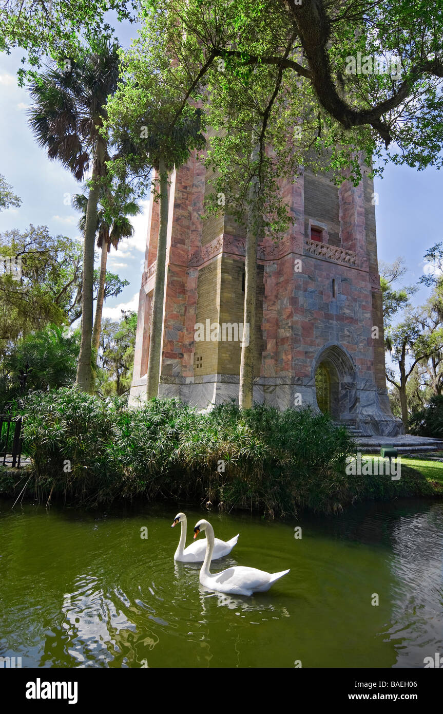 Les Jardins De La Tour Bok National Historic Landmark Lake Wales en Floride Banque D'Images