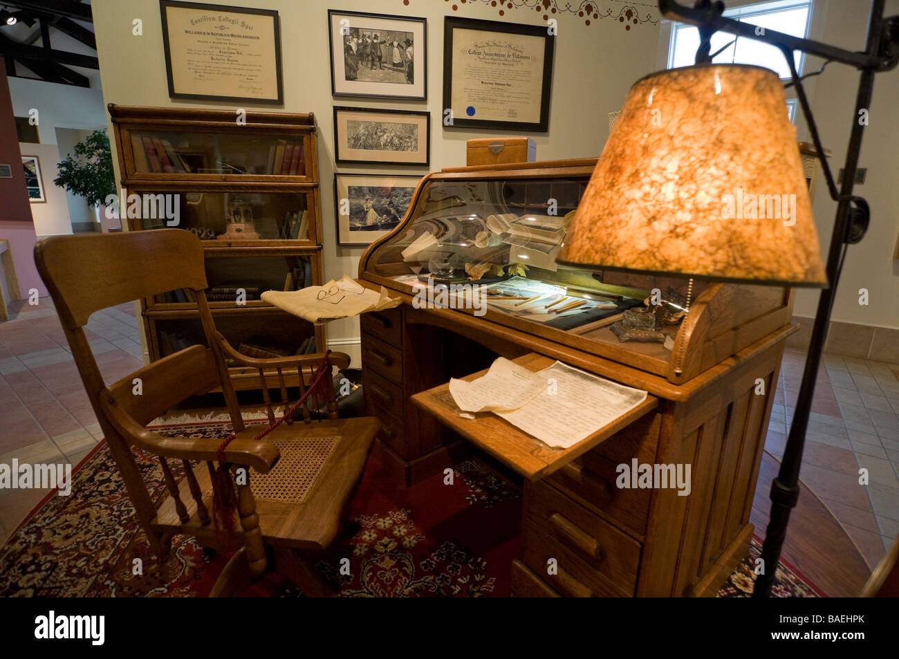 Au Musée Bok Bok Tower Gardens National Historic Landmark Lake Wales en Floride Banque D'Images