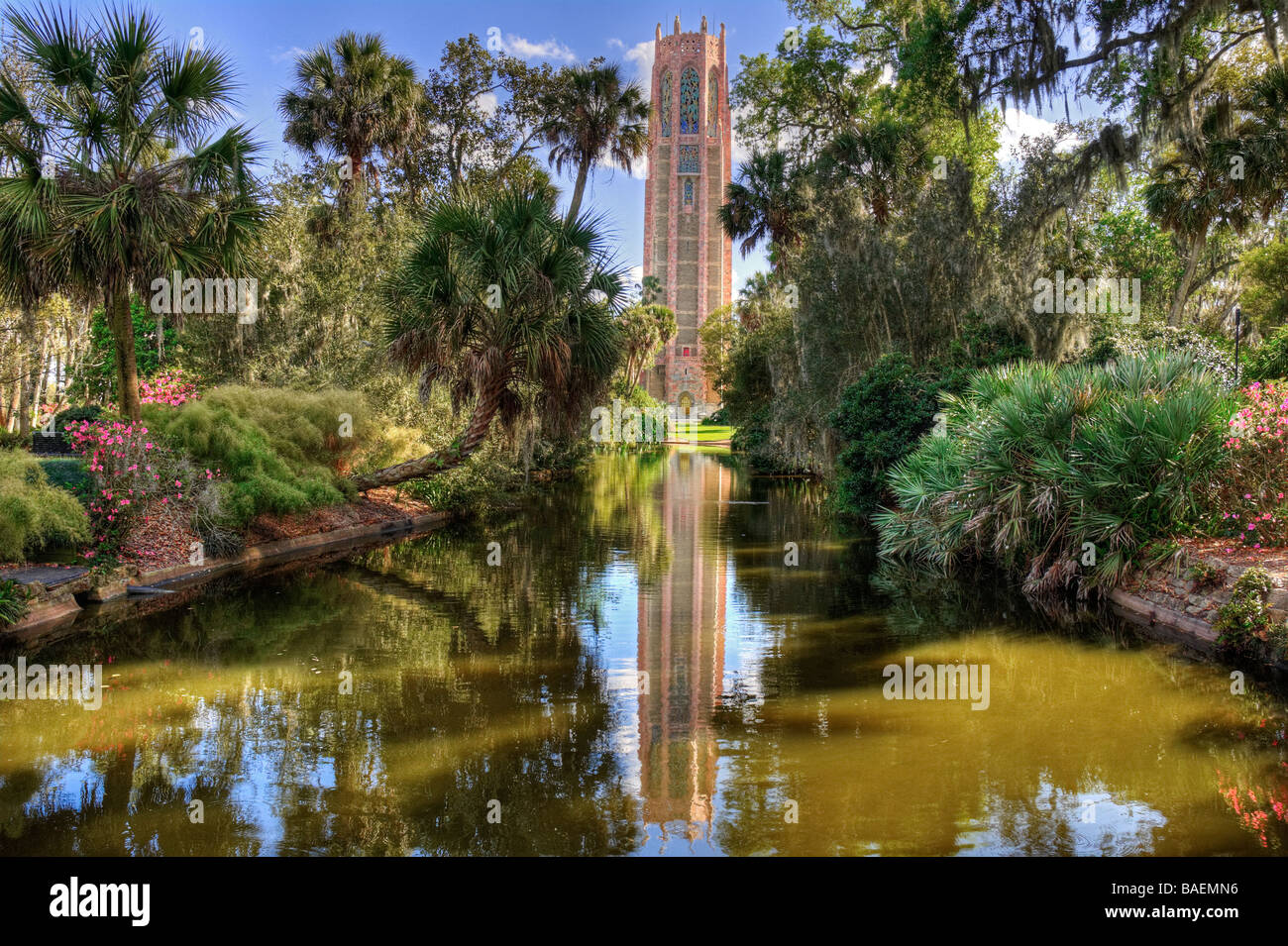Les Jardins De La Tour Bok National Historic Landmark Lake Wales en Floride image HDR Banque D'Images