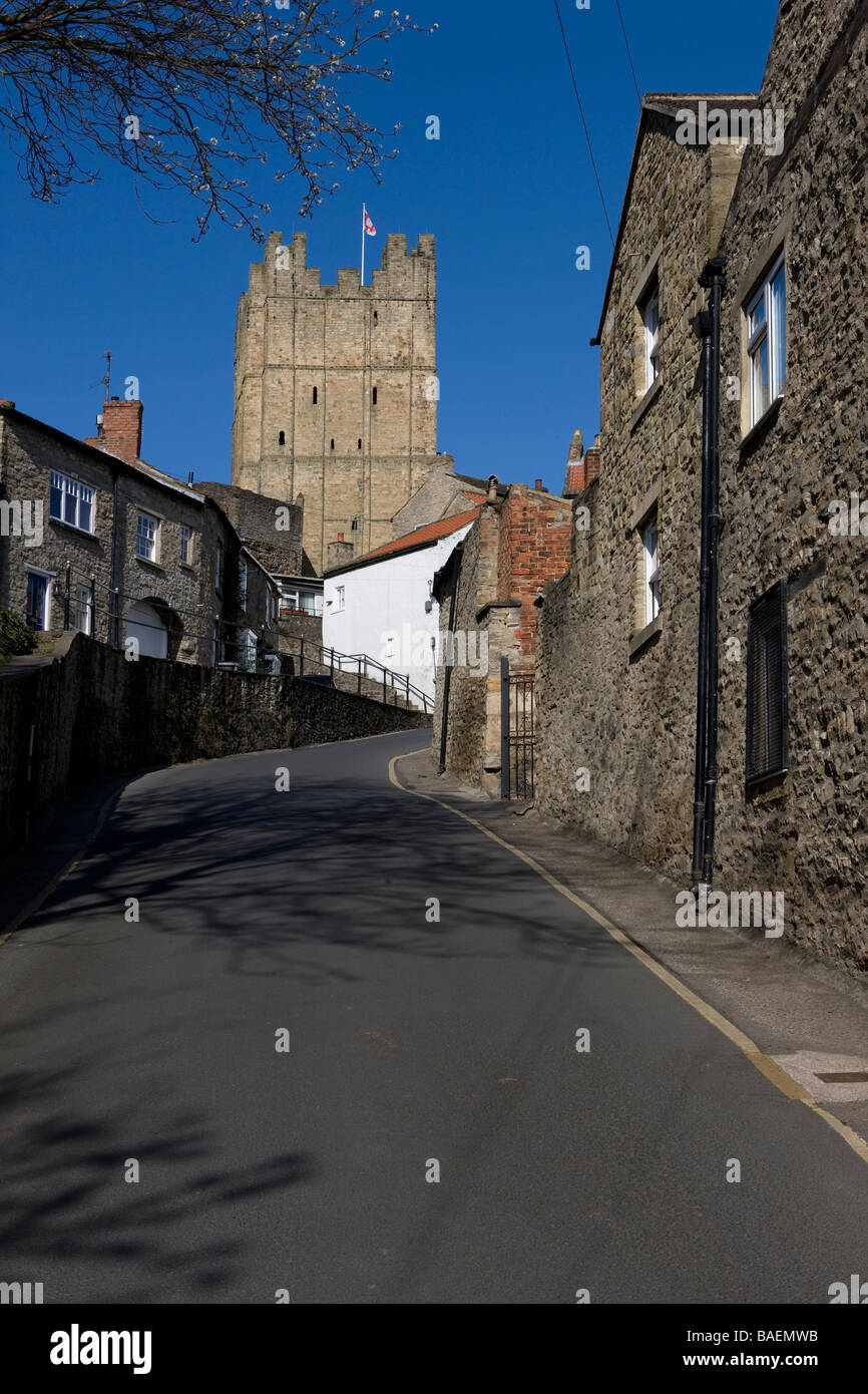 Le marché géorgien Ville de Richmond à North Yorkshire Angleterre Banque D'Images