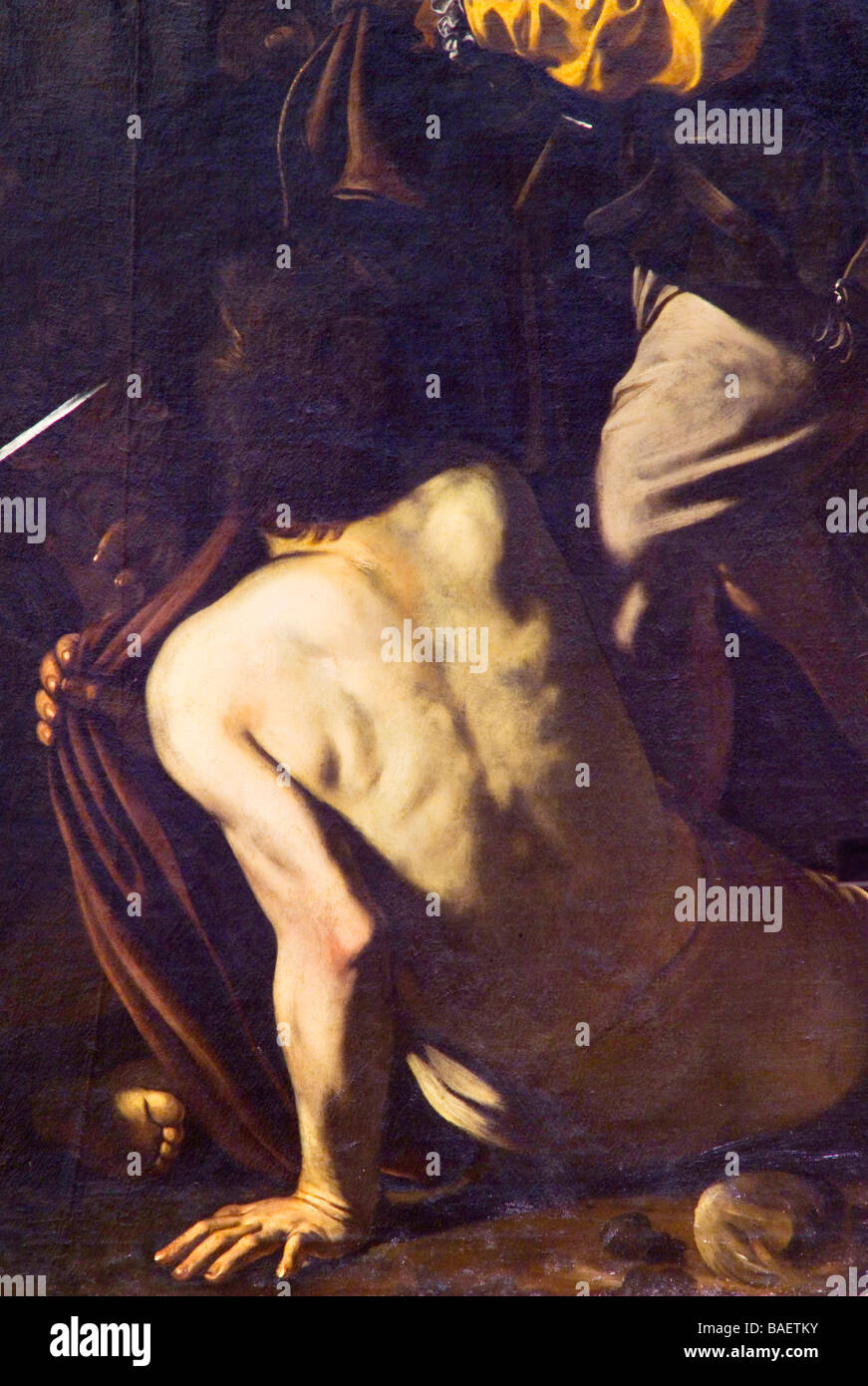 Les sept oeuvres de miséricorde, église Pio Monte della Misericordia, Naples, Campanie, Italie Banque D'Images