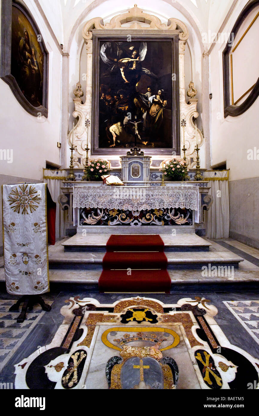 Les sept oeuvres de miséricorde, église Pio Monte della Misericordia, Naples, Campanie, Italie Banque D'Images