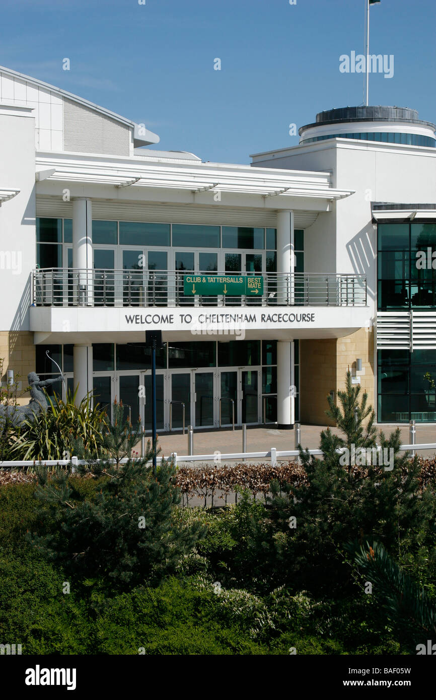 Le bâtiment principal de l'Hippodrome de Cheltenham, UK Banque D'Images
