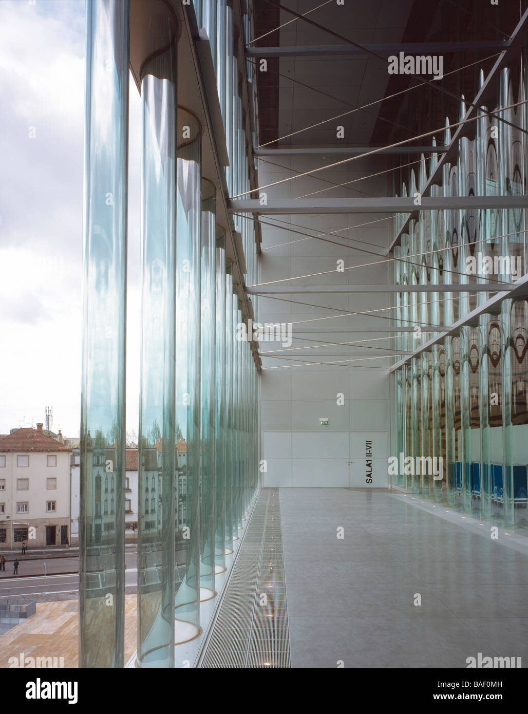 Casa de Musica, Porto, Portugal, Rem Koolhaas - Office for Metropolitan Architecture, La Casa de Musica vue verticale d'indoor Banque D'Images