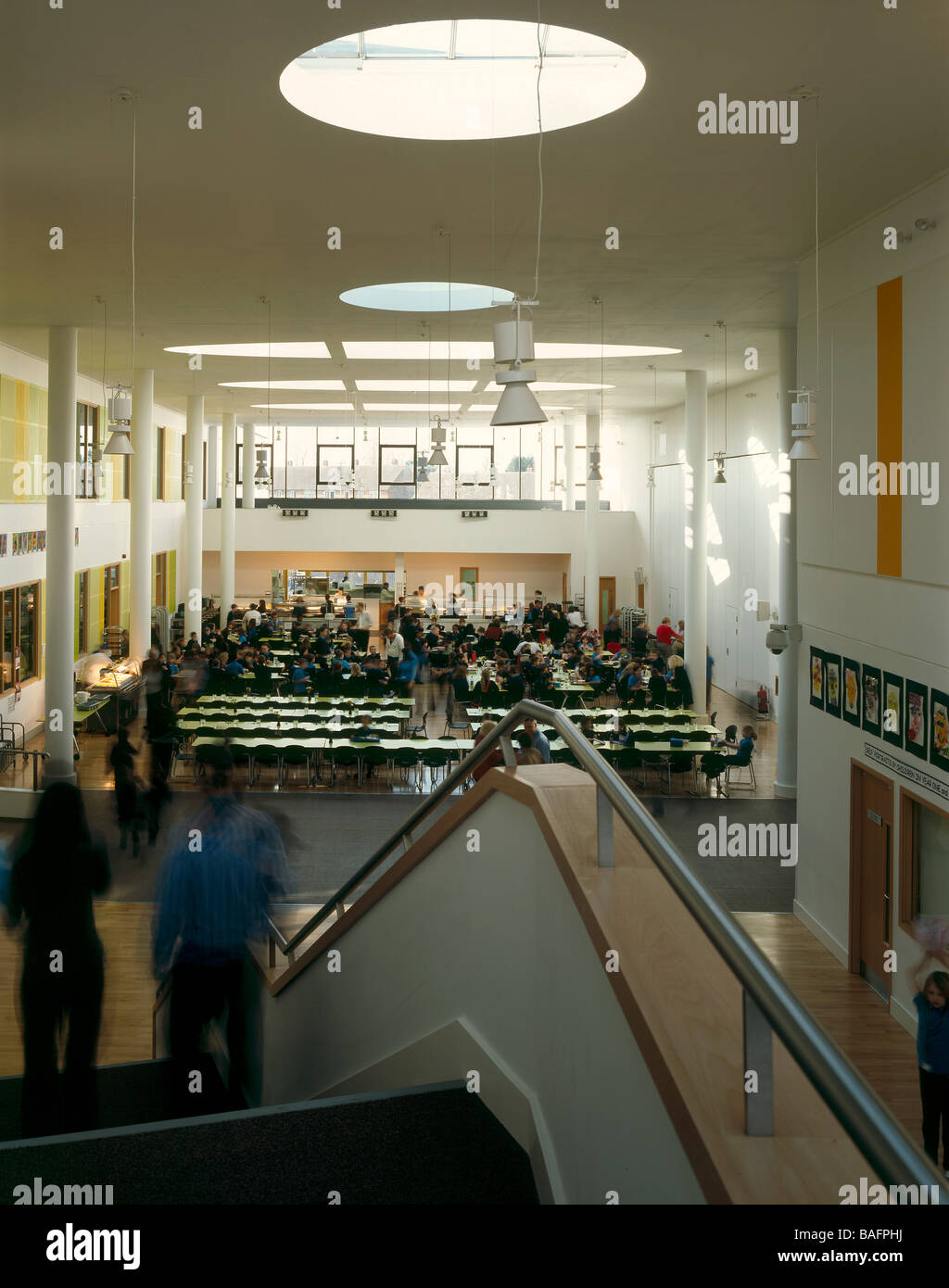 Samworth Enterprise Academy, Leicester, Royaume-Uni, Feilden Clegg Bradley Architectes, Samworth enterprise academy coin Banque D'Images