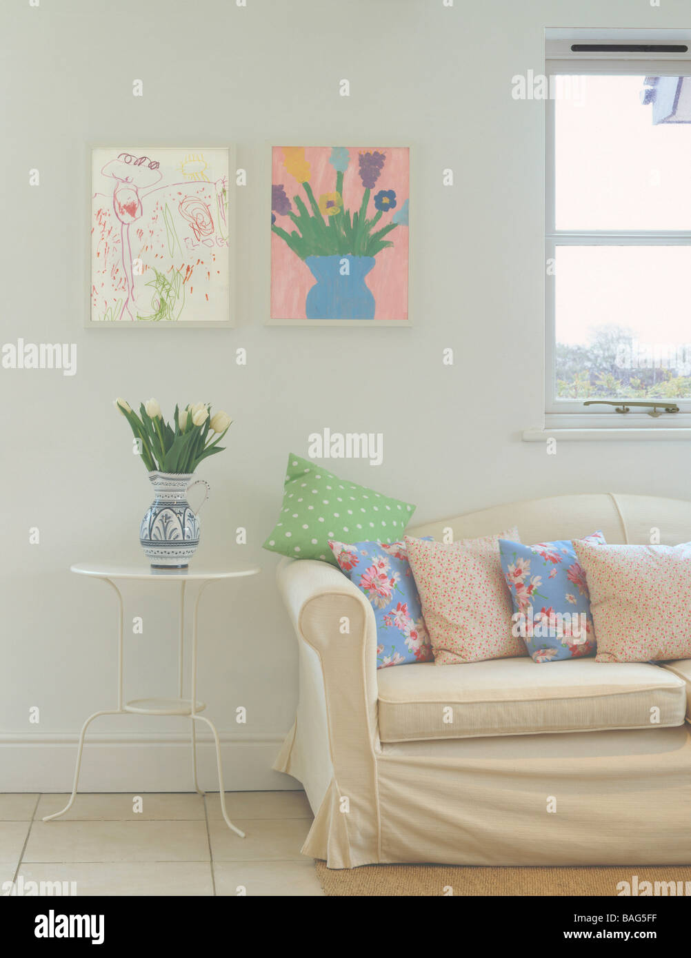 Glebe Cottage, Burnham Market, Royaume-Uni, haine et la cuisine cottage Glebe, détail. Banque D'Images