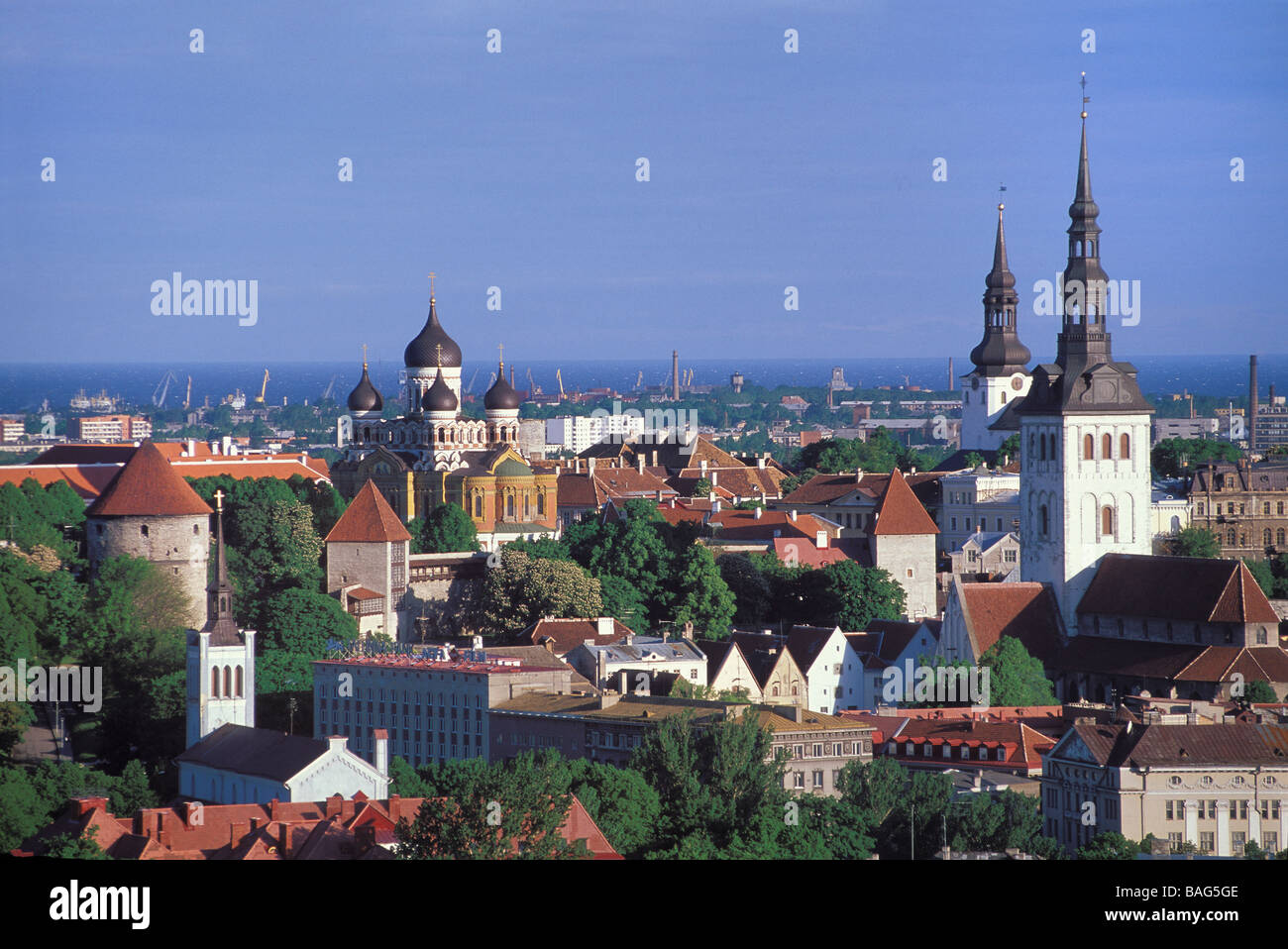 Estonie (pays baltes), la région de Harju, Tallinn, mer Baltique Banque D'Images