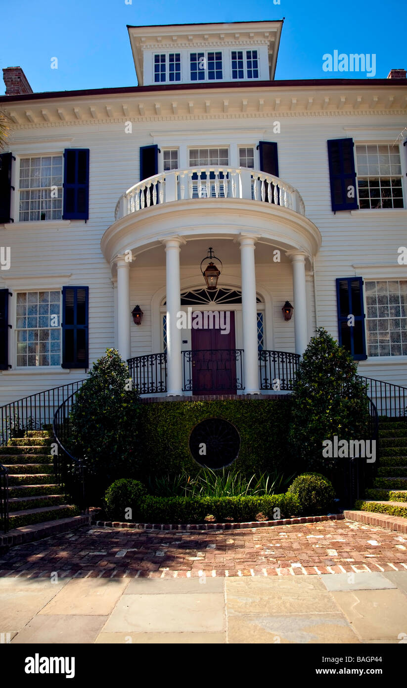 Hôtel particulier et de maisons à Charleston en Caroline du Sud USA Amérique du Nord Banque D'Images